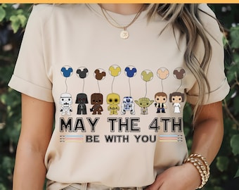 Star Wars DTF, May The 4TH Be With You, Darth Vader DTF, Happy Star Wars, Baby Yoda, Transferencia DTF, Listo para imprimir, Directo a película