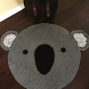 Crochet koala rug, Koala rug, handmade Koala rug, image 3