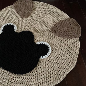 Crochet Pug rug