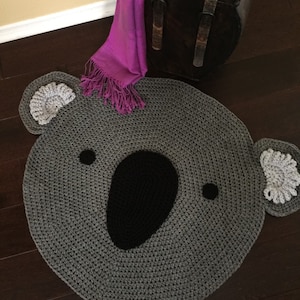 Crochet koala rug, Koala rug, handmade Koala rug, image 2