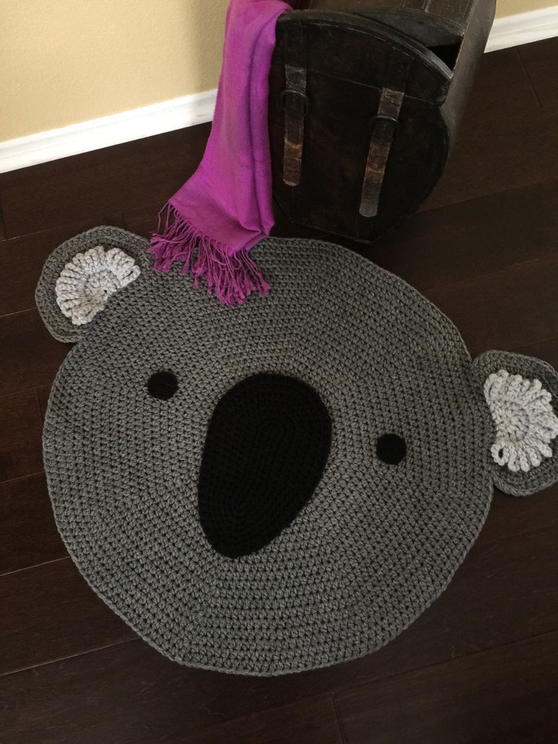 Crochet koala rug, Koala rug, handmade Koala rug, image 2