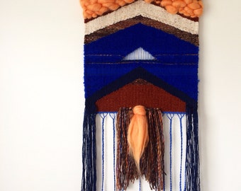 Woven wall hanging, MEDIUM tapestry, weaving - 'Myriel' by Tat Georgieva