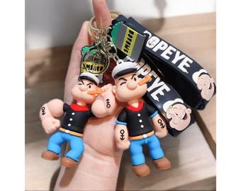 ヴィンテージポパイキャラクターアニメーションハンカチ - Etsy 日本