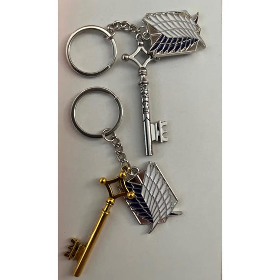 Anime Titan Keychain, Hunter anime  Bag Pendant  Keyring, Gift For Her