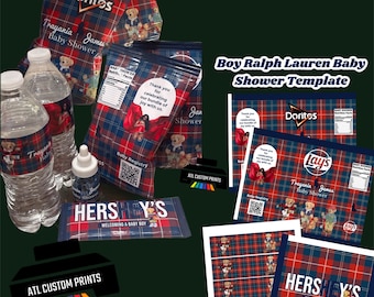 Ralph Lauren Boy Baby Shower Template
