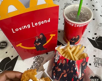 Benutzerdefinierte Happy Meal Vorlage