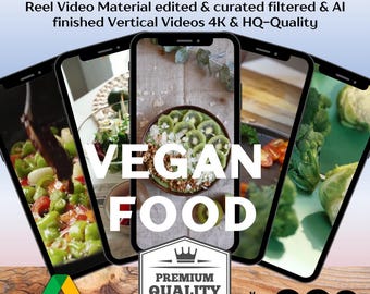 1600+ Vegan Food & Lifestyle Videos: Social Media Content (mp4 Gdrive)
