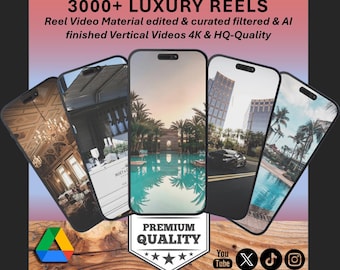 Luxury Faceless Video Reels: Social Media Content NO AI