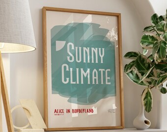 Alice in Borderland Sunny Climate Poster | Arisu T-shirt Design Anime - Manga Art Print, Japanese Minimalist Wall Art, Digital Download Gift
