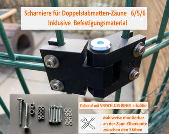 Scharniere für Stabmattenzaun 656