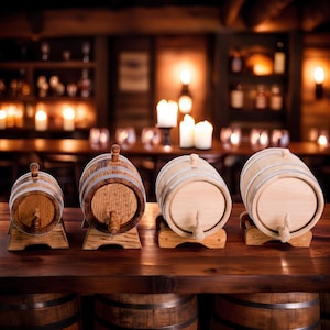 - 2 Casks with Waxing (Aged + Waxed)
- 2 Barrels Without Engraving
