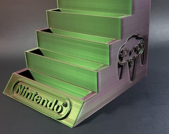 Soporte para cartuchos de juego de Nintendo N64: Expositor para 6 juegos
