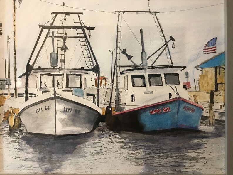 Rockport Shrimp Boats image 1