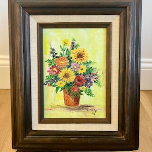 Original Floral Still Life Oil Painting