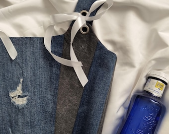 Upgecyceltes Denim-Korsett – Einzigartiges Statement-Piece