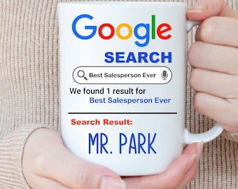 Mug vendeur, meilleur cadeau de vente, tasse à café de vendeur drôle, appréciation du représentant commercial, cadeau pour vendeur, tasse travail de vente, cadeau pour équipe de vente