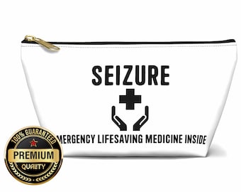 Seizure Emergency Kit Pouch, Medical Travel Bag for Epilepsy, Seizure Supplies Case, Emergency Bag for Seizure Management, Medical Pouch