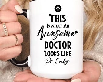Custom Doctor Mug, Doctor Appreciation Gift, Best Doctor Ever Mug, Doctor Birthday Gift, Christmas Gift for Doctor, Custom Medical Mug