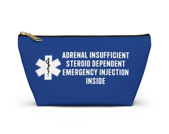 Kit per insufficienza surrenalica, borsa per steroidi di emergenza, borsa per malattia di Addison, custodia per farmaci per crisi surrenaliche, borsa per articoli essenziali per la salute da viaggio