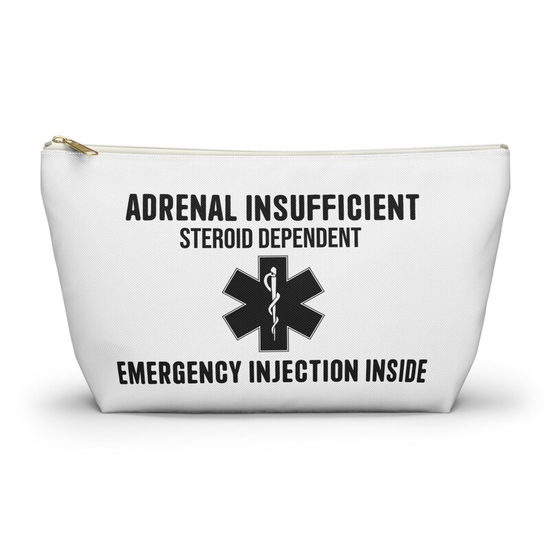 Addison's Emergency Kit Pouch, Adrenal Insufficiency Travel Bag ...