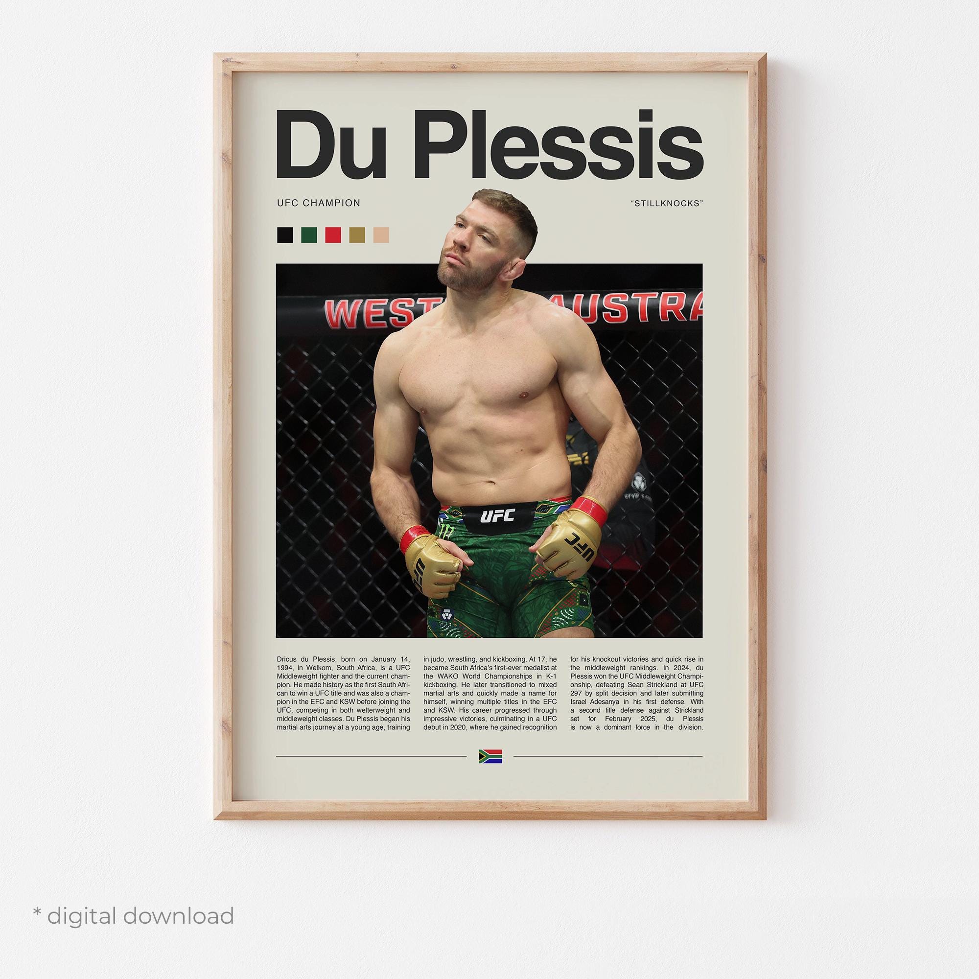 Dricus Du Plessis Stream Ufc Gratis Buy Dricus Du Plessis Online