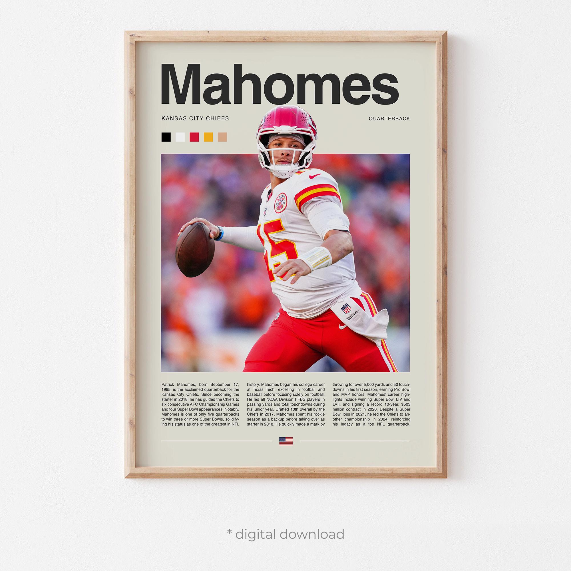 Mahomes Poster - Etsy