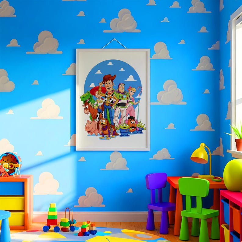 Toy-inspired Wall Art Prints: Printable Nursery Kids Poster, Kids Room ...