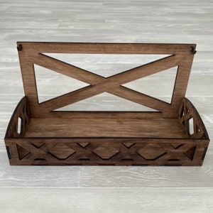 Decorative tray for tiered trays kits