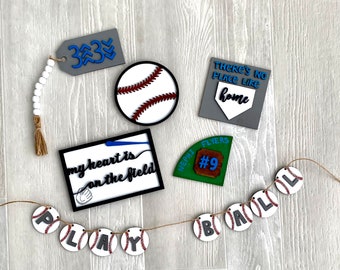 Retro Baseball tray.