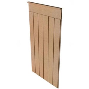 Paintable Decorative Wall Panel - 45x102 cm Raw MDF Wall Panel (6 mm Thick)