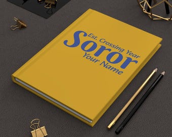 Personalized Soror Journal | Sigma Gamma Rho Inspired