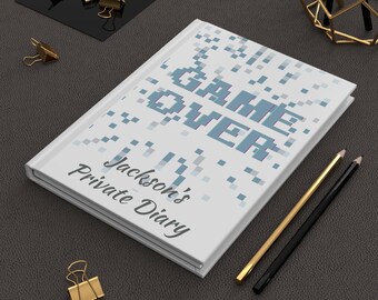 Personalized Gaming Journal: Game Over Theme, Kids Diary