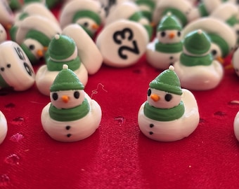 Mini Snowman Ducks – 100 Numbered for Games, Gifts, Cruises, Ducking