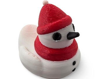 Snowman Jeep Ducks – Set of 12 + 3 Bonus Minis | 3D Printed Holiday Collectibles