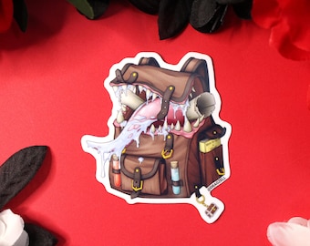 Mochila Mimic, pegatina de vinilo laminado