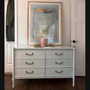 beach look dresser Palm Beach Style Faux Bamboo Dresser