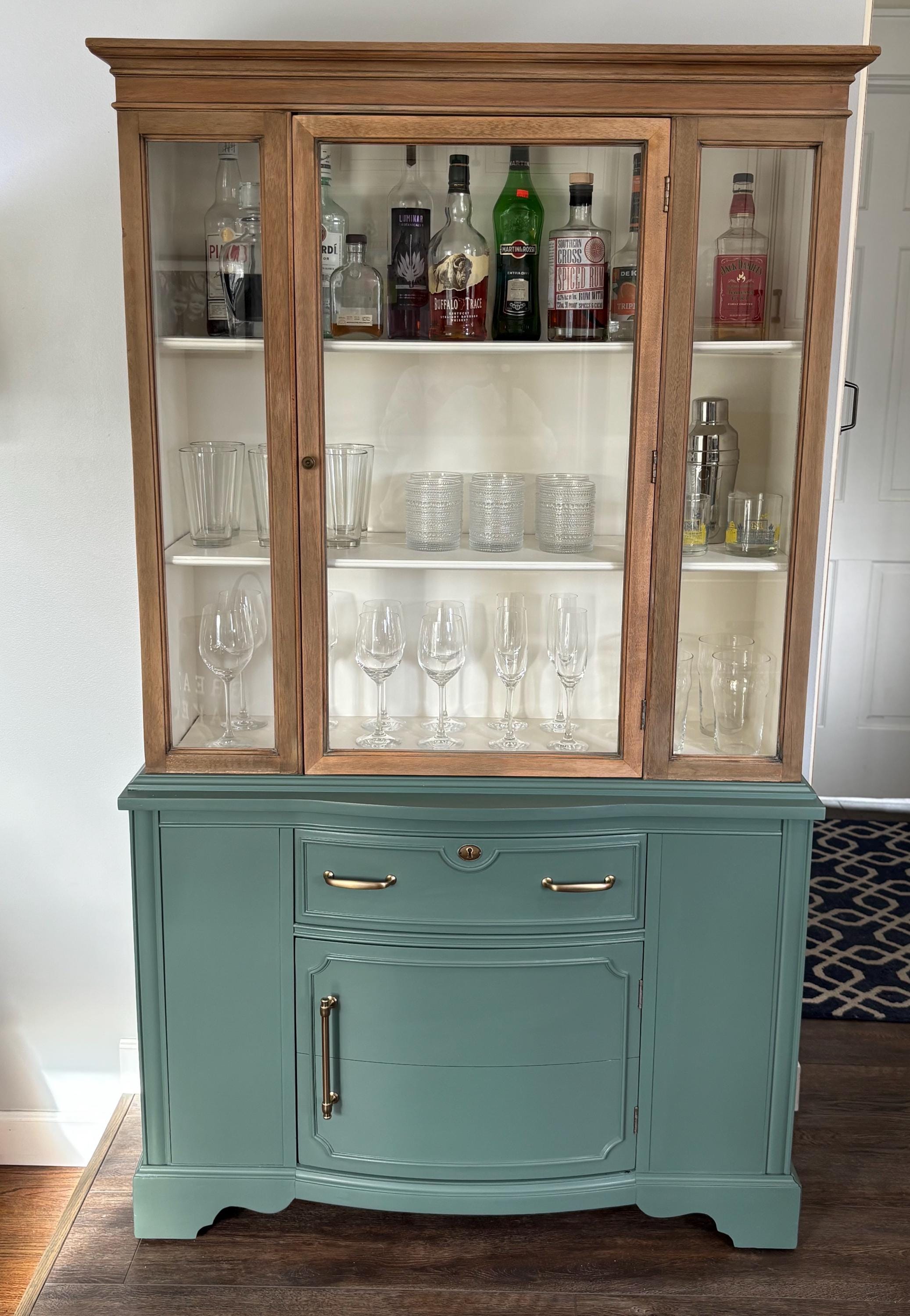 Upcycled Glass Cabinet New Zealand