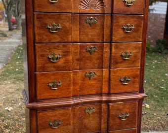 SOLD | Queen Anne Style Highboy Dresser/Hutch
