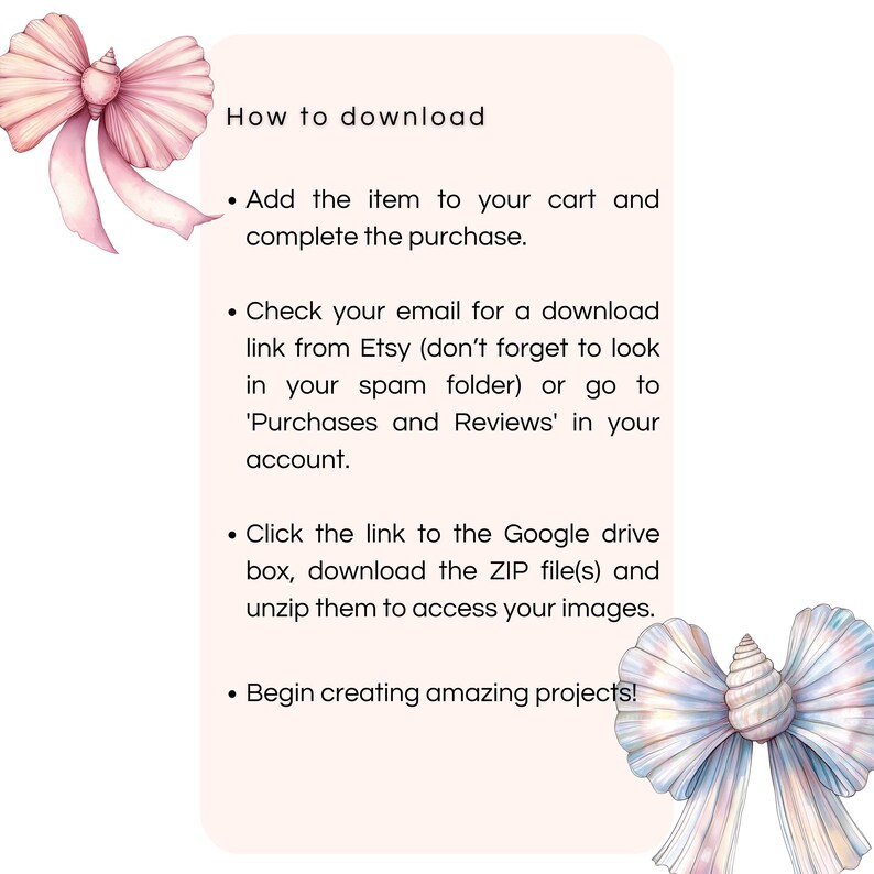 Seashell Bow PNG Bundle | Coastal Girly Ocean Print | Coastal Coquette ...