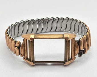 Vintage Remington Gold Filled Top Expandable Wrist Watch Band 10k Gold-filled Expansion Nos 1960s Vintage Watch Band Lenox  main image 3