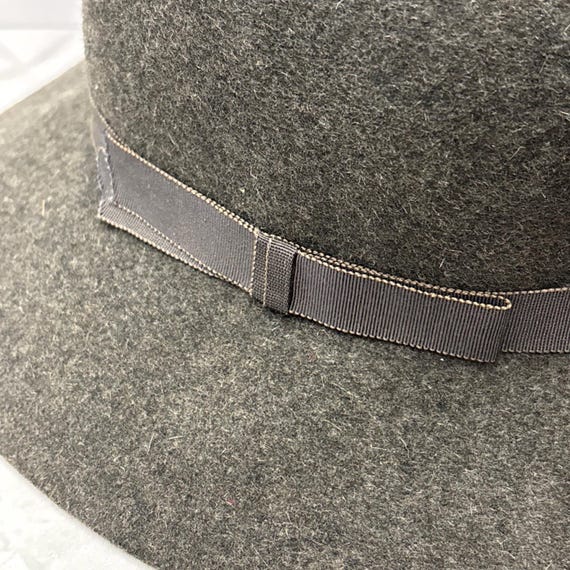 Betmar Italian Wool Fedora Hat Charcoal Gray Upturned Brim Y2K Betmar Fedora Hats for Women for sale | eBay main image 4