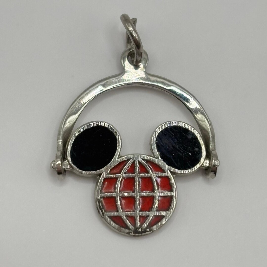 Vintage Walt Disney Sterling Silver Enamel EPCOT Mickey Mouse Ears ...