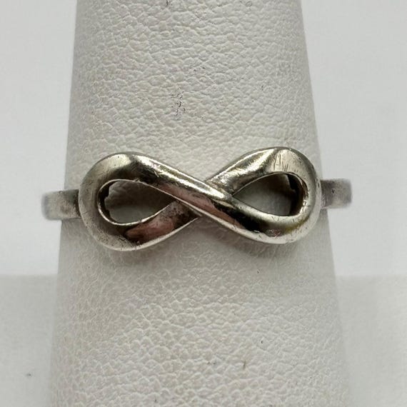 Vintage Sterling Silver 925 Infinity Sign Ring 8 - Etsy