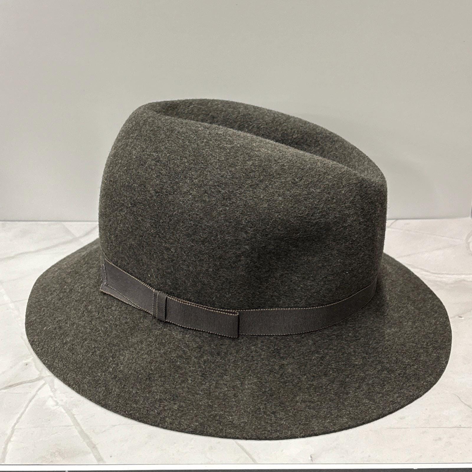 Vintage Betmar NY Bucket Hat Charcoal Gray Woven Poly Acrylic Blend Womens NWT Britt main image 2