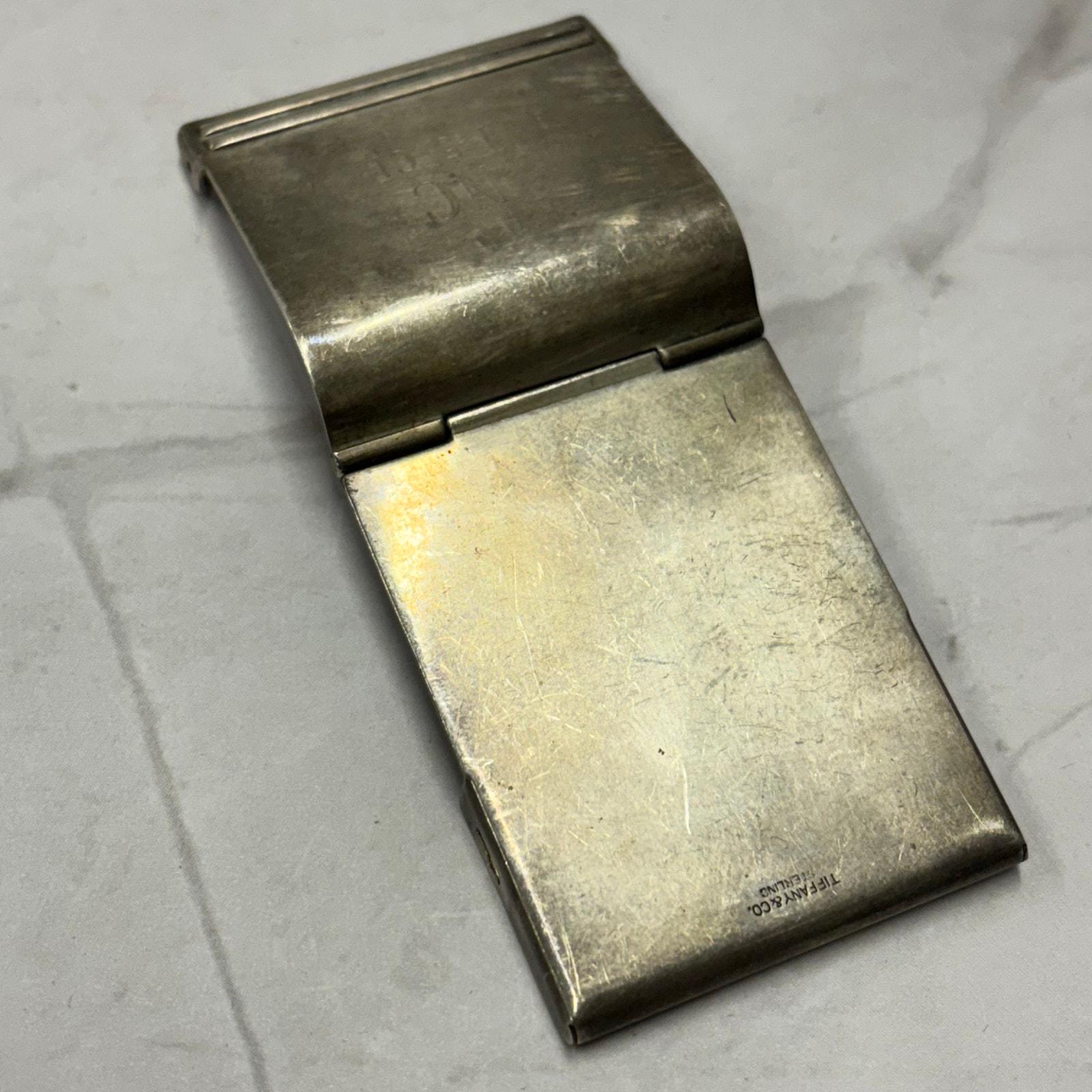 Rare Tiffany & Co. Sterling Silver 925 Hinged Flip Matchbook Cover