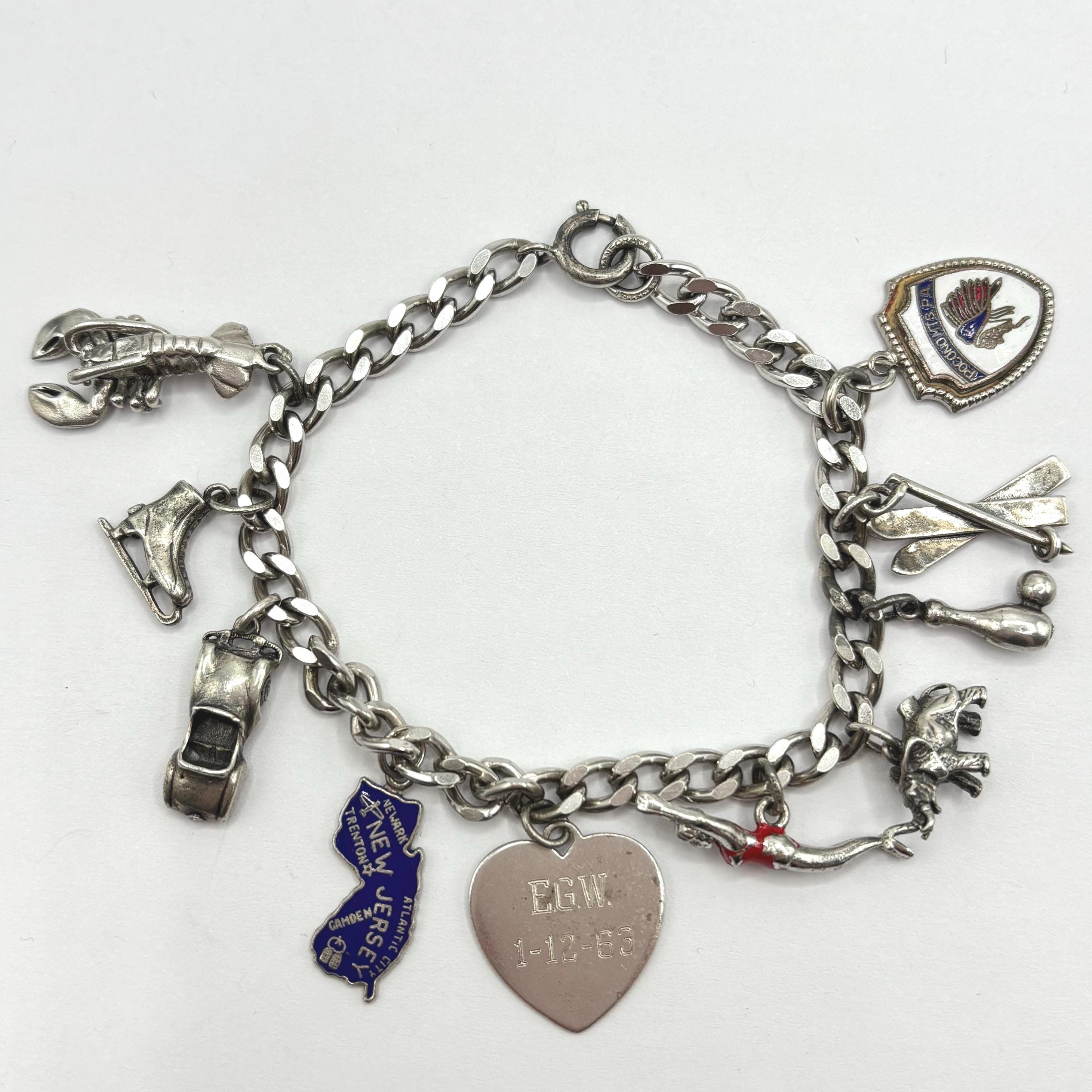 Vintage Danecraft Sterling Silver 925 Hobby/souvenir 10 Charm