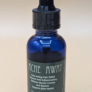 This powerful blend features devil's claw, white willow bark, cramp bark :herbs known for their natural anti-inflammatory & analgesic properties.  
*Not recommended for use during pregnancy or breastfeeding or those taking anticoagulant medications. Consult with a healthcare provider before using if you have pre-existing health conditions or are taking medications.
*These statements have not been evaluated by the FDA. This product is not intended to diagnose, treat, cure or prevent any disease.