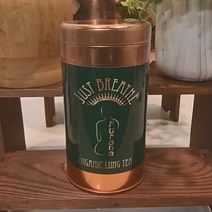 Just Breathe Loose Leaf Organic Eucalyptus Mullein Lungwort Blend 30/60 Servings