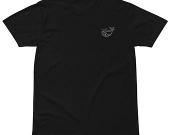 Jonah and the Whale Shirt: Minimalist Christian Graphic Tee