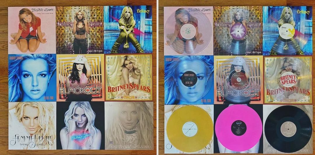 Britney Spears-- Colour Vinyl Bundle- 8 Albums All in One Offer- 2 Sets